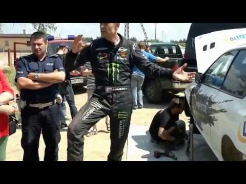 Krzysztof Hołowczyc & Maciej Wisławski (testy) nowomiejskie szutry - Nielbark 2014