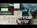 How to fix Canon E03 error code | quick solution