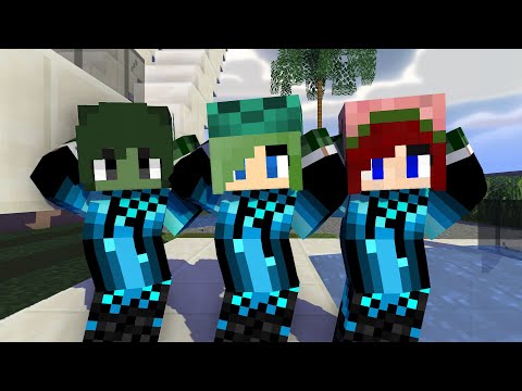 MONSTER SCHOOL :CHICKEN WING MEME ICE ZOMBIE SISTERS - MINECRAFT ANIMATION