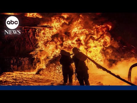 Russia launches hundreds of drones at Ukraine