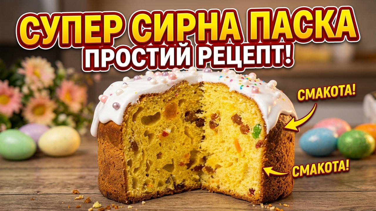 сирна паска — відеорецепт