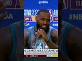 LeBron speaks on hitting game-winner at All-Star Game in Cleveland ? #shorts