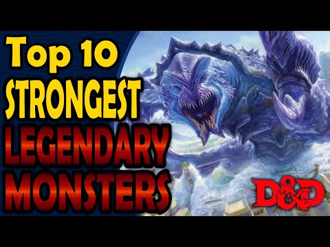 Top 10 Strongest "Legendary" Monsters in D&D