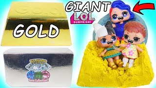 LOL Surprise Dolls Dig for GOLD Diamond + Lil Sisters Blind Bags!