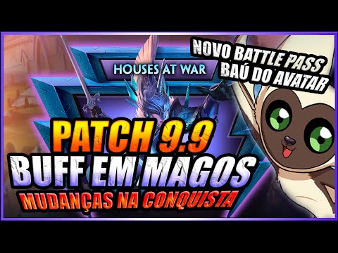MUDANÇAS NA CONQUISTA, BUFFS EM MAGOS, NOVO PASSE DE BATALHA | TUDO DO PATCH 9.9 SMITE BR