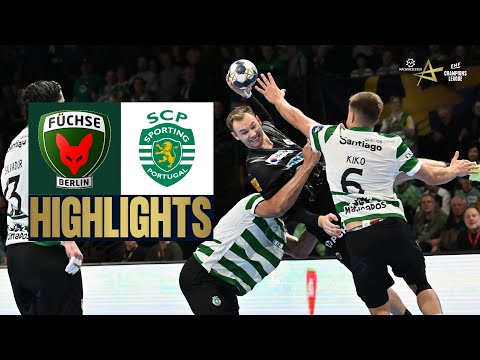 Füchse Berlin 🆚 Sporting CP | HIGHLIGHTS | Machineseeker EHF Champions League 2025/26