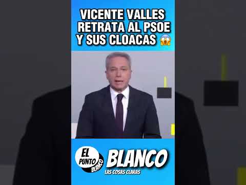 VICENTE VALLES RETRATA AL PSOE Y SUS CLOACAS #shorts #vox #abascal #psoe #leirediez #vicentevalles