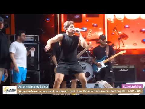 Segunda-feira de carrnaval na avenida pref José Sifredo Pinheiro em Solonopole 16.02.2026