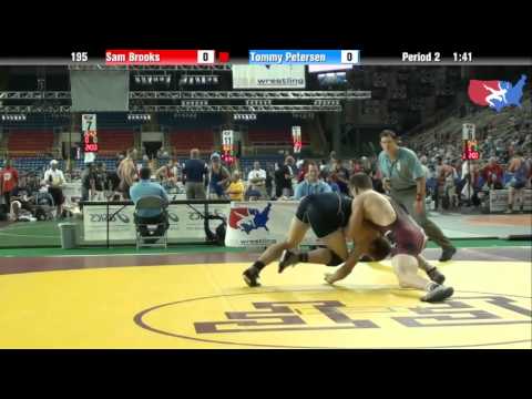 Fargo 2012 195 Round 3: Sam Brooks (Illinois) vs. Tommy Petersen (Minnesota)