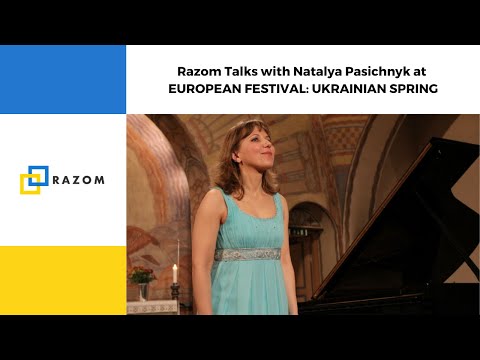 Razom Talks with Natalya Pasichnyk at EUROPEAN FESTIVAL: Ukrainian Spring in Stockholm