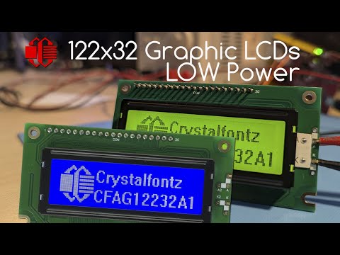 122x32 Graphic LCD Demo Video