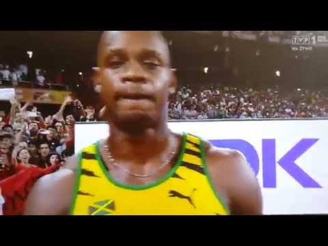 Mistrzostwa swiata 2015 - 100 metrow - final - Chiny Pekin - Usain Bolt Justin Gatlin