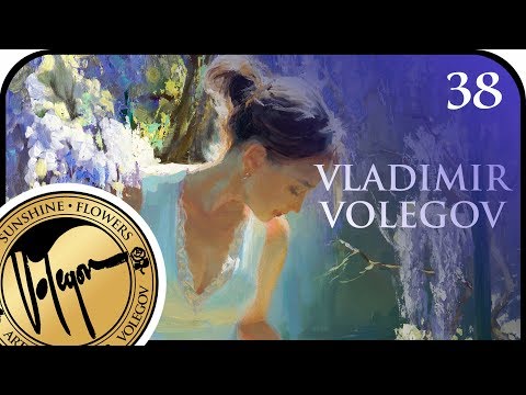 Painting of "Wisteria". Vladimir Volegov