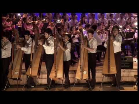 Selección de Música Paraguaya - Orq. Filarmónica Sonidos de la Tierra con Arpas Paraguayas