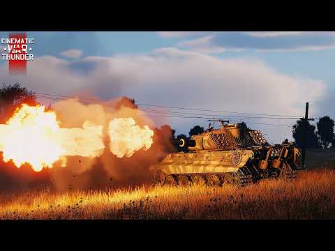 THE LEGEND’S SHOT: Kurt Knispel 3.2 km Kill — King Tiger II destroy T-34-85 | War Thunder Cinematic