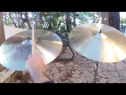 20" 1716g hfb left and 20" 1775g hfb right - BOURGIS HANDMADE CYMBALS