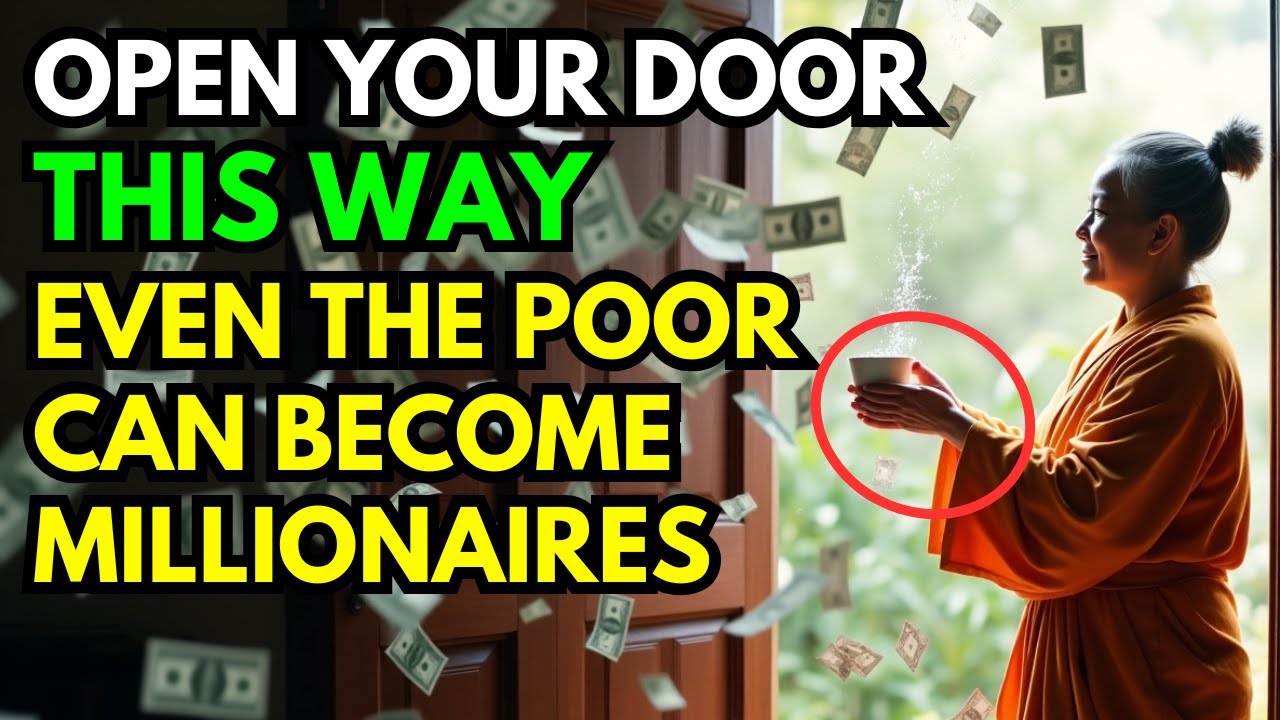 Do This First Thing When You Open Your Door In The Morning And Even The Poor Can Become Millionaires
