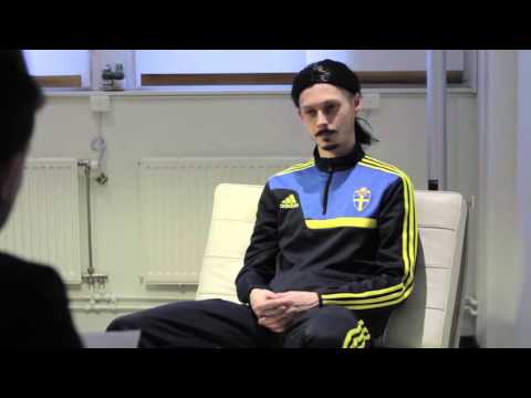 Olof Lundh intervjuar Zlatan Ibrahimović inför Fotbolls-EM