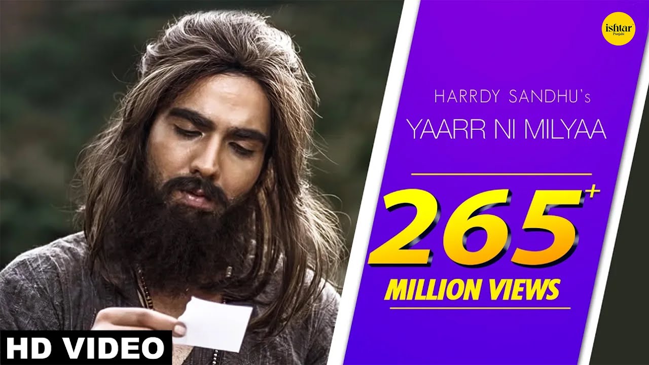 Yaarr Ni Milyaa Hardy Sandhu Song Lyrics