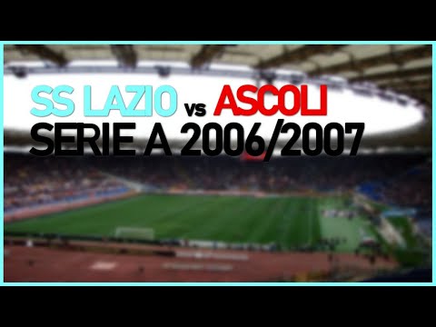 SS Lazio vs Ascoli (Italy Serie A 2006/2007)