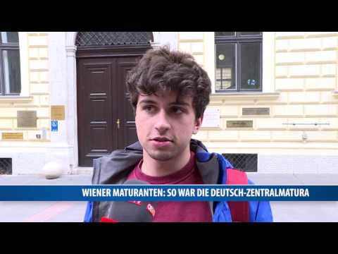 Wiener Maturanten: So war die Deutsch-Zentralmatura