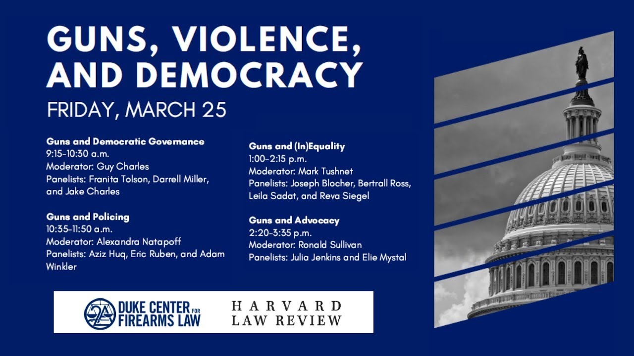 Center for Firearms Law | Guns, Violence & Democracy: Panel 3, Guns & (In)Equality
