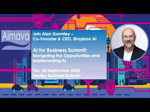 Alan Gormley Shopbox AI - Transformation of retail with AI - YouTube