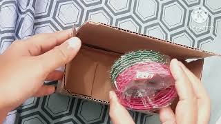 How to pack your orders for courier/shipping/silk thread bangles #silkthreadbangles #packingorders