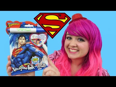 Superman Magic Ink Coloring & Activity Book Imagine Ink | KiMMi THE CLOWN Video