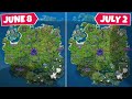 Fortnite Mothership Map Evolution in Chapter 2 Season 7! (June 8th - July 2nd)