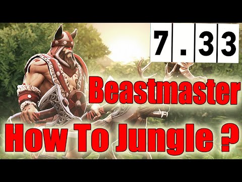 DoTa 2 How To Jungle Beastmaster Patch 7.33 fast aghanim