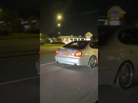 I spotted a modified single exit exhaust Lexus GS300 on the road #shorts