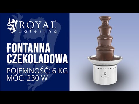 Video - Fontanna czekoladowa - 4 piętra - 6 kg