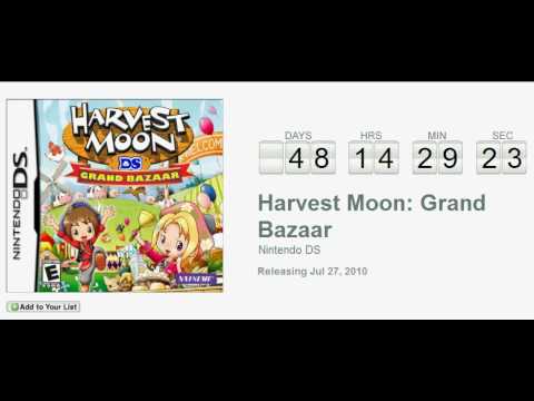 Harvest Moon : Grand Bazaar Nintendo DS