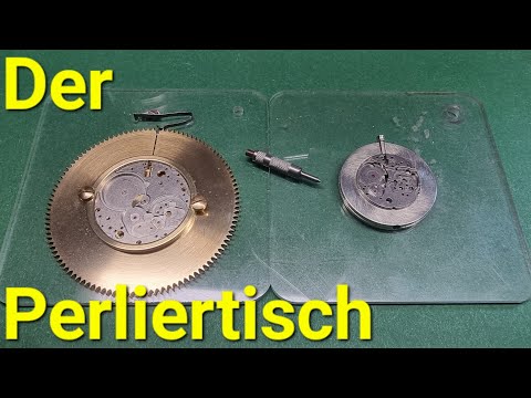 Uhrmacherwerkzeug erklärt - Der Perliertisch