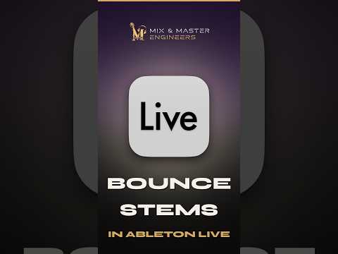 Video: how to export stems in Ableton Live