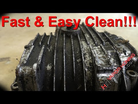 Fast Easy Clean For Oil Pan, Hydro Blast Max Vs. Oil Pan, Parts Washer