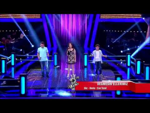 Serdar, Sıla ve Harun'un Düellosu 'Değmesin Ellerimiz' (O Ses Çocuklar Türkiye) 1. Sezon 6.Bölüm