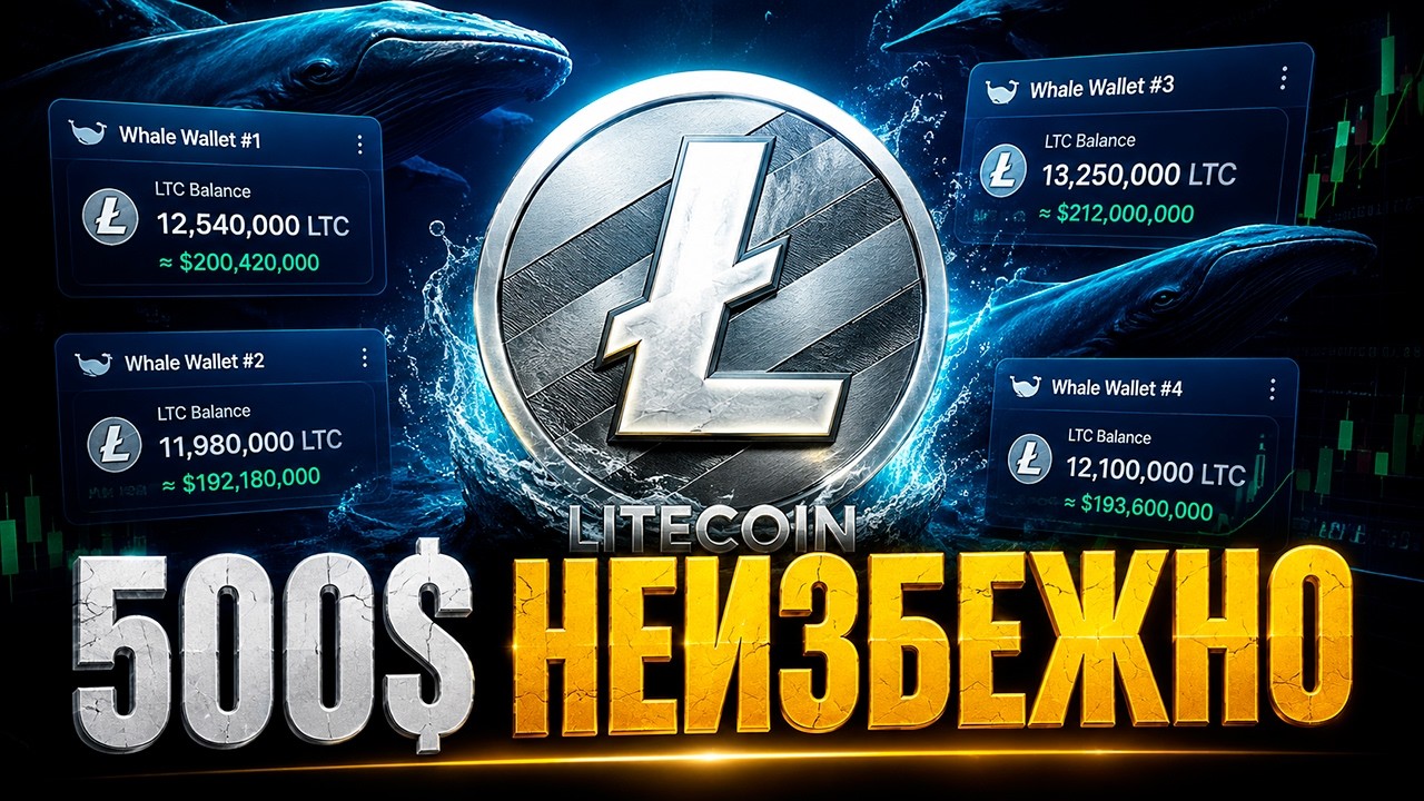 LITECOIN СОБЫТИЯ 2022-2026 | LTC БУДЕТ 500$ НЕИЗБЕЖНО? | КИТЫ ПЛОТНО ЗАТАРИЛИСЬ | ПРОГНОЗ LT