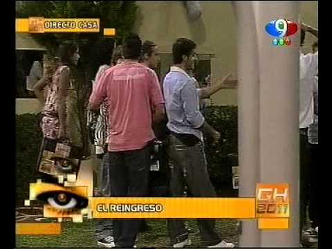 Gran Hermano 2011 | Gisele, Emiliano, Rocío y Cristian U reingresan a la casa (Parte 1/2)