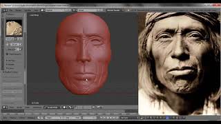SCULPTING HEAD IN BLENDER #1