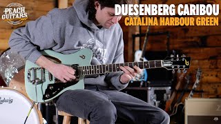 Video thumbnail for No Talking...Just Tones | Duesenberg Chambered Guitars | Caribou - Catalina Harbour Green by Peach Guitars