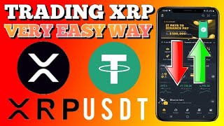 How to Trade XRP to USDT on BINANCE using Mobile Phone | BEGINNER