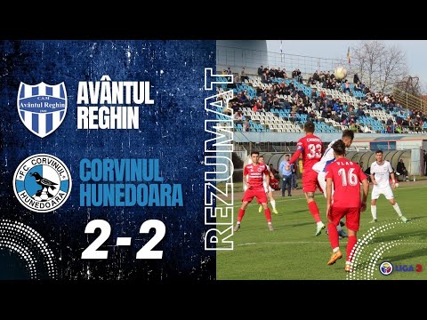 REZUMAT | Avântul Reghin - Corvinul Hunedoara 2 - 2 (1-2)