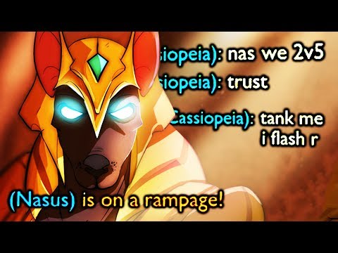 enemy team was ending BUT THEN NASUS GOT ANGRY