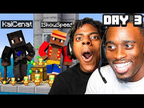 KAI X SPEED MINECRAFT MARATHON BEATING ALL BOSSES *HARDCORE* DAY 3 PART 1