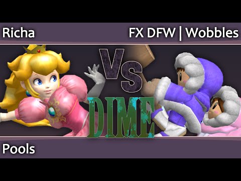 DIME13 Melee - Richa (Peach) vs FX DFW Wobbles (ICs) - Pools