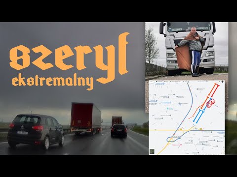 Ekstremalny przykład szeryfa TIRowca na S11-S5 nad A2