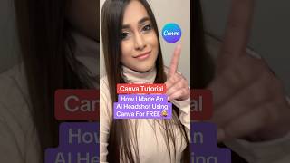 Canva Tutorial - How To Make A Professional AI Headshot Using Canva! 💁♀️