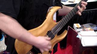 Video thumbnail for Dave Reffett jamming on the Esoterik DR-1 Dave Reffett Signature Model at  NAMM 2011 by Dave Reffett